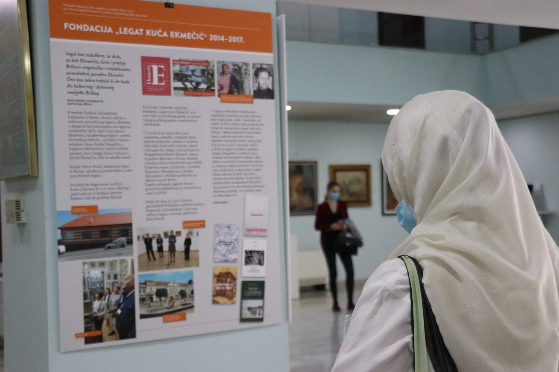 Izložba radova Mevludina Ekmečića postavljena u Bošnjačkom institutu